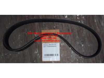 Ремень 8PK795 SH SHAANXI / Shacman (ШАНКСИ / Шакман) 612600090600 фото 1 Рыбинск