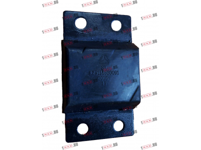 Подушка отбойная задней рессоры (4 отверстия) H HOWO (ХОВО) AZ9114520091 фото 1 Рыбинск